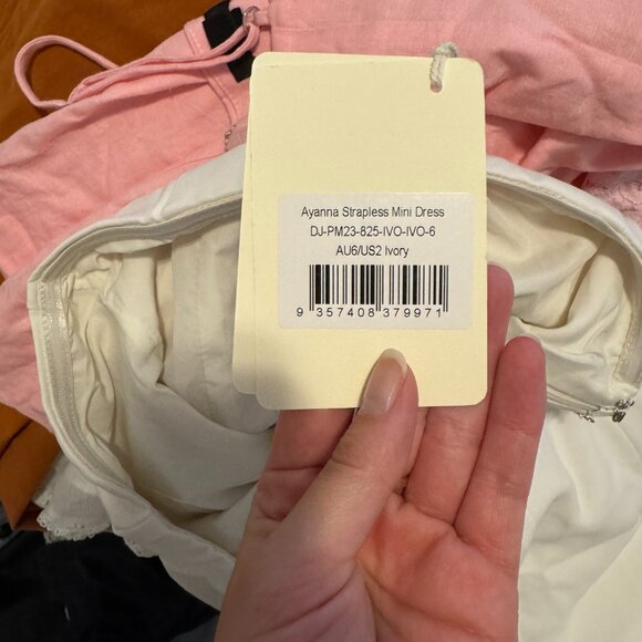 Peppermayo Cream Mini Dress - Picture 2 of 3